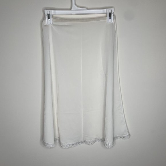 Shirey Womens Size 7 White Skirt Slip Made in USA - Picture 4 of 6